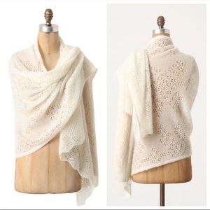 Anthropologie Angel of the North Wrap Sweater
